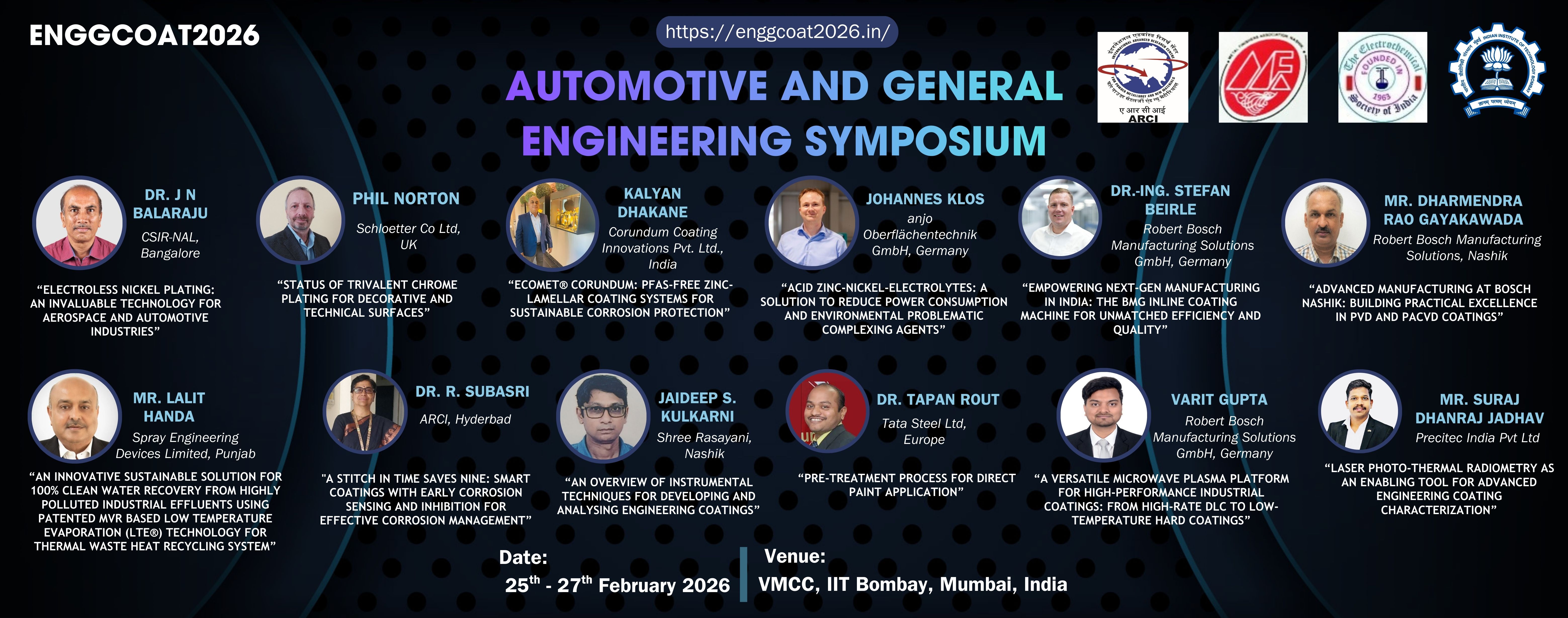 Automotive and General Engineering Symposia